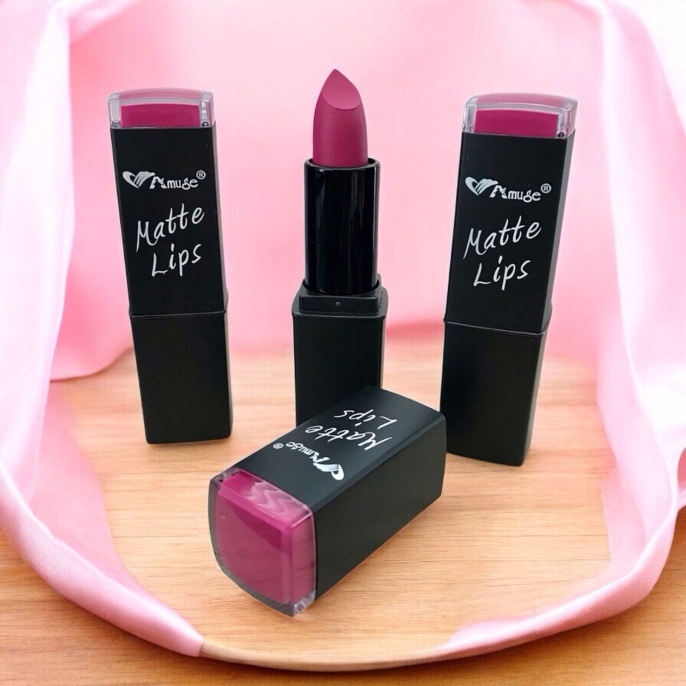 🆕3pcs Amuse Matte Lips Lipstick